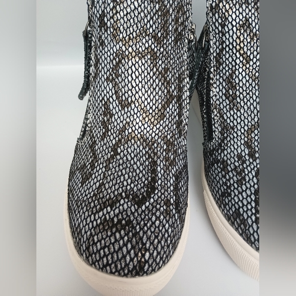 Bernie Mev dual-zip Boot WHARTON Leather Snakeskin-look Size 36 - Picture 7 of 14